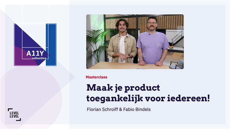 Maak je product toegankelijk voor iedereen! (NL)